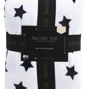 NWT Rachel Zoe Feather Knit Stars Blanket Full/Queen